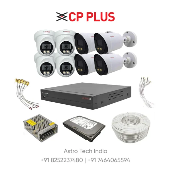 CP Plus 2.4MP Guard+ 8 Camera Set HD – With Installation