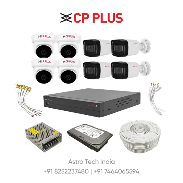 CP Plus 5MP 8 Camera Set HD – With Installation